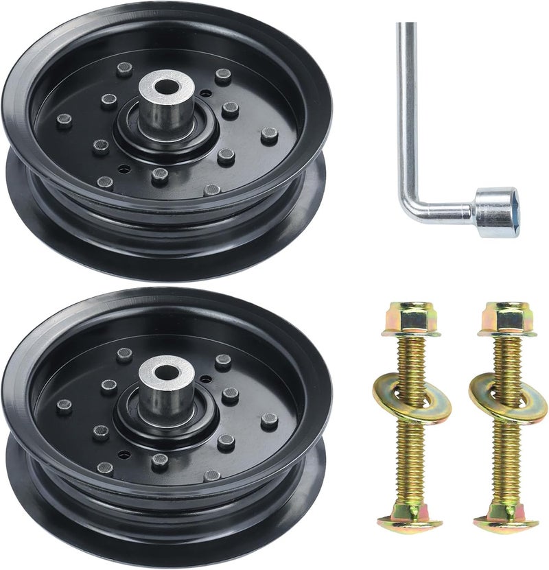 GUSUHAWK 2 Pack 532196106 Husqvarna Idler Pulley Replace Husqvarna 532197379, 532196106, Craftsman 197379, 196106 for Z254 LGT2654 MZ54 RZ5424 RZ5426 YTH20K46 YTH21K46 YTH22V46 YTH2348 Lawn Tractors - Image 1